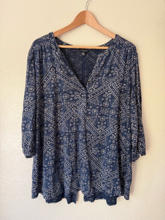 Lucky Brand Tops - ❇️Lucky Brand Navy Blue V-Neck Tunic 2 for $22❇️